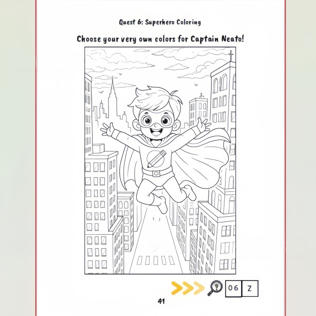Superhero Handwriting Workbook for Kids Ages 6–9