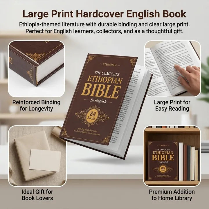 The Ethiopian Bible in English – New Edition, 496 Pages